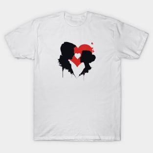 Forever Carried by the Red - Romantic Valentines Day T-Shirt